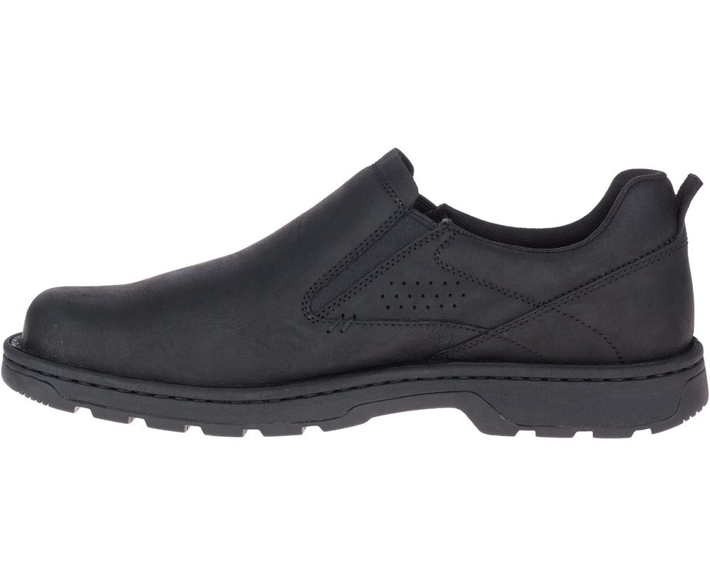 Merrell Slip Ons Black - World Legend 2 Moc Wide Width - Mens 75QMRPYZF